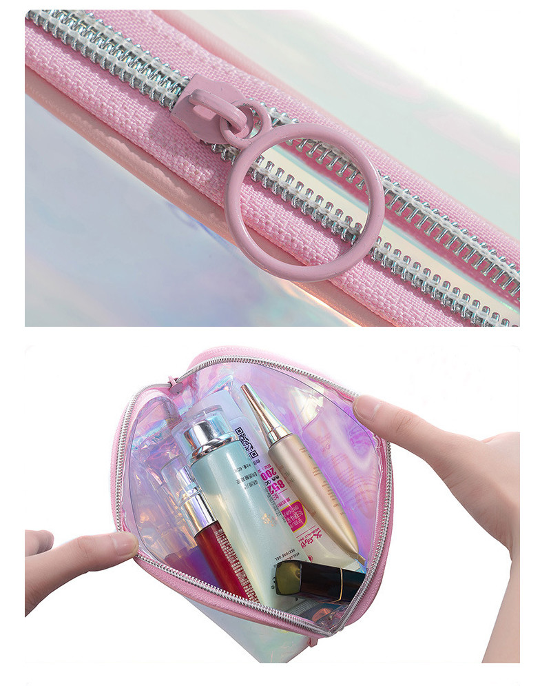 Transparent Holographic Cosmetic Bag