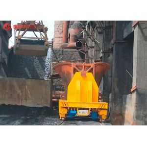 15T Load Steel Ladle Towable Railway Material Transfer Carts