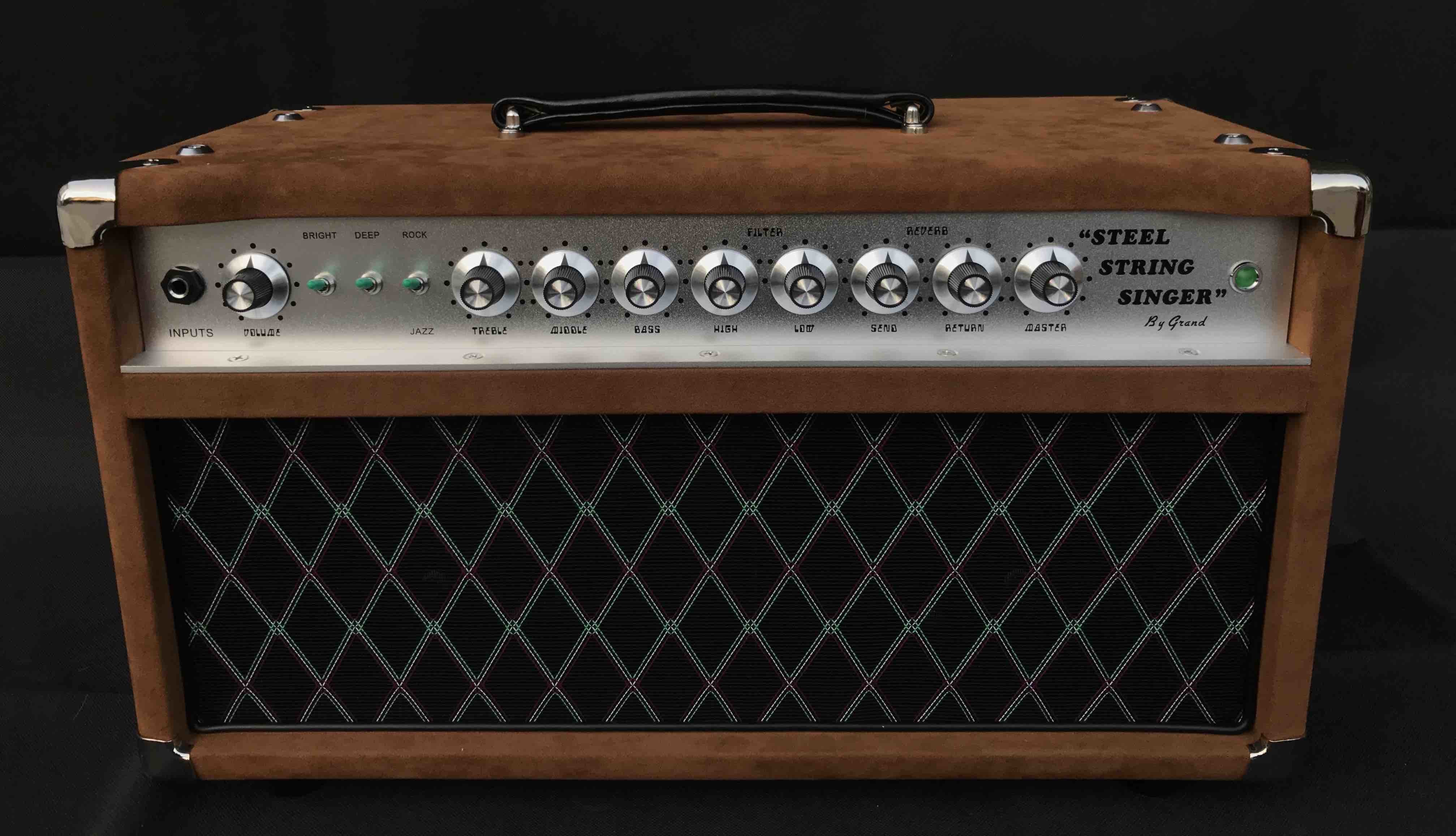 Custom Dumble Steel String Singer Clean Reverb Tone SSS20 ECC83S*5 EH 6V6*2, Handmade Grand Guitar Amp Head 20W 50W 100W Optional