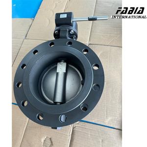 China DN200 Manual Stainless Steel High Pressure Double Eccentric Butterfly Water Valve wholesale