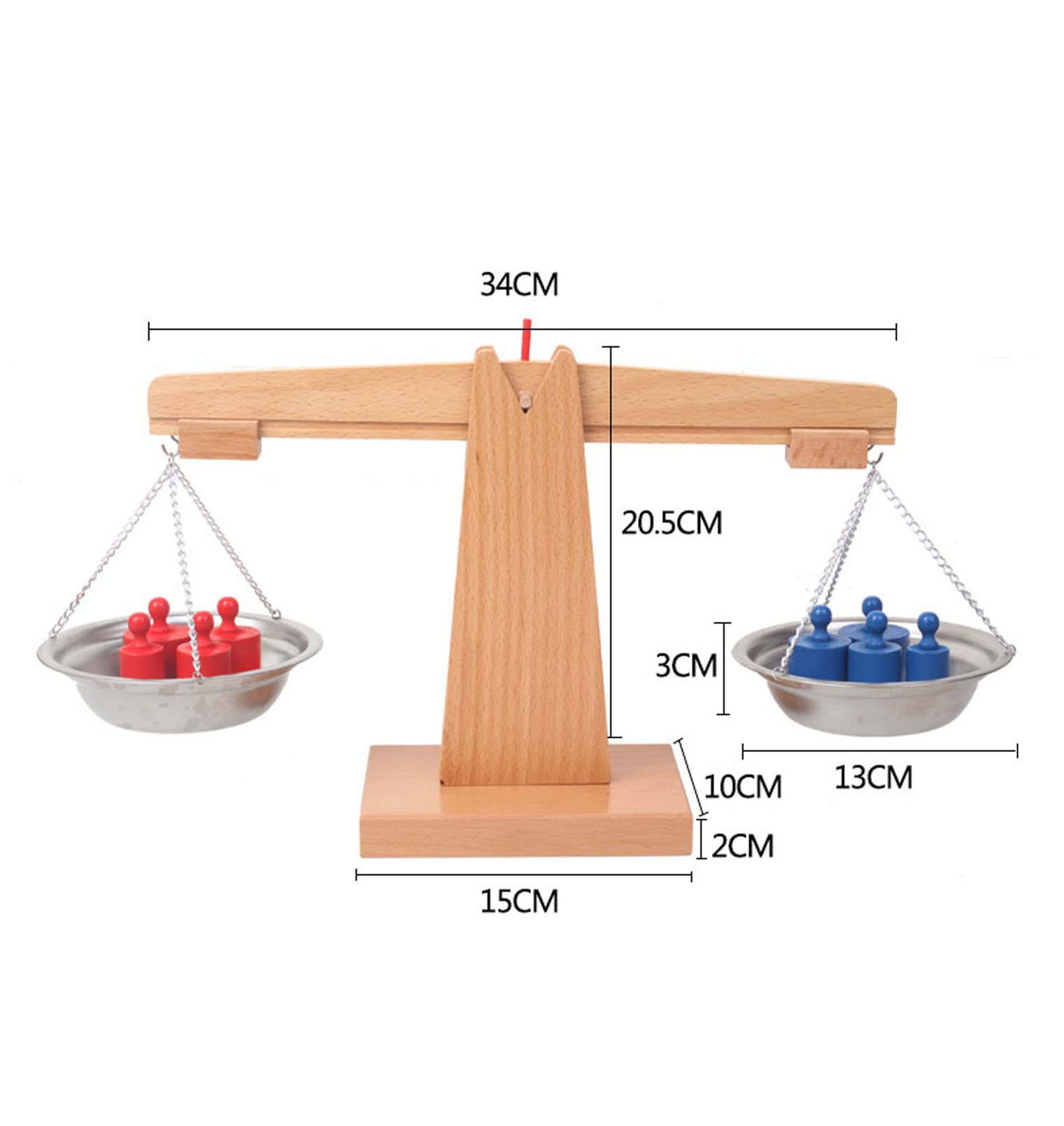 Kids Learning Weight Sensing Libra Toys for Children's Education Age Range 2 to 4 Years