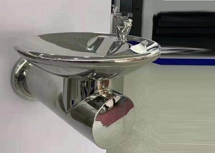 Ambient Water Wall Hung Drinking Fountain Push / Press Bubbler Faucet Great Strength