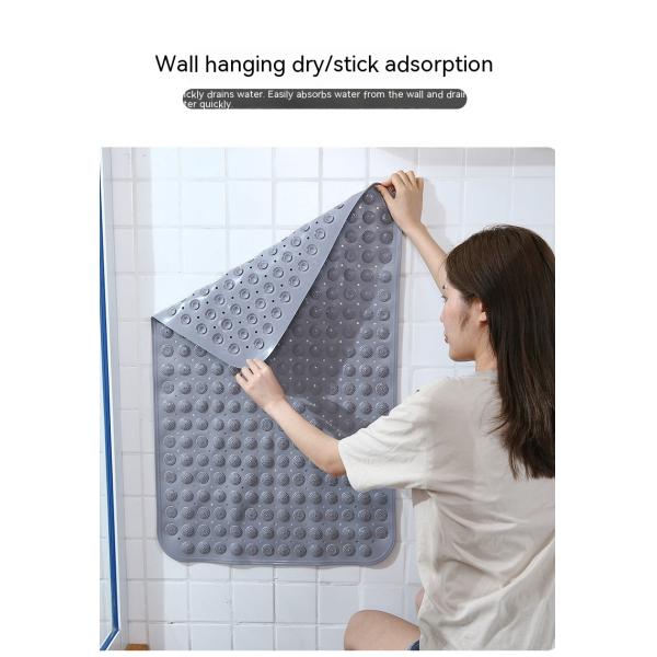 Custom Logo Embroidery Bath Mat Tub Non Slip Bathtub ShowerMat Absorbent Bathroom Mat