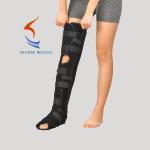 High quality black flannel cotton leg knee ankle protection brace