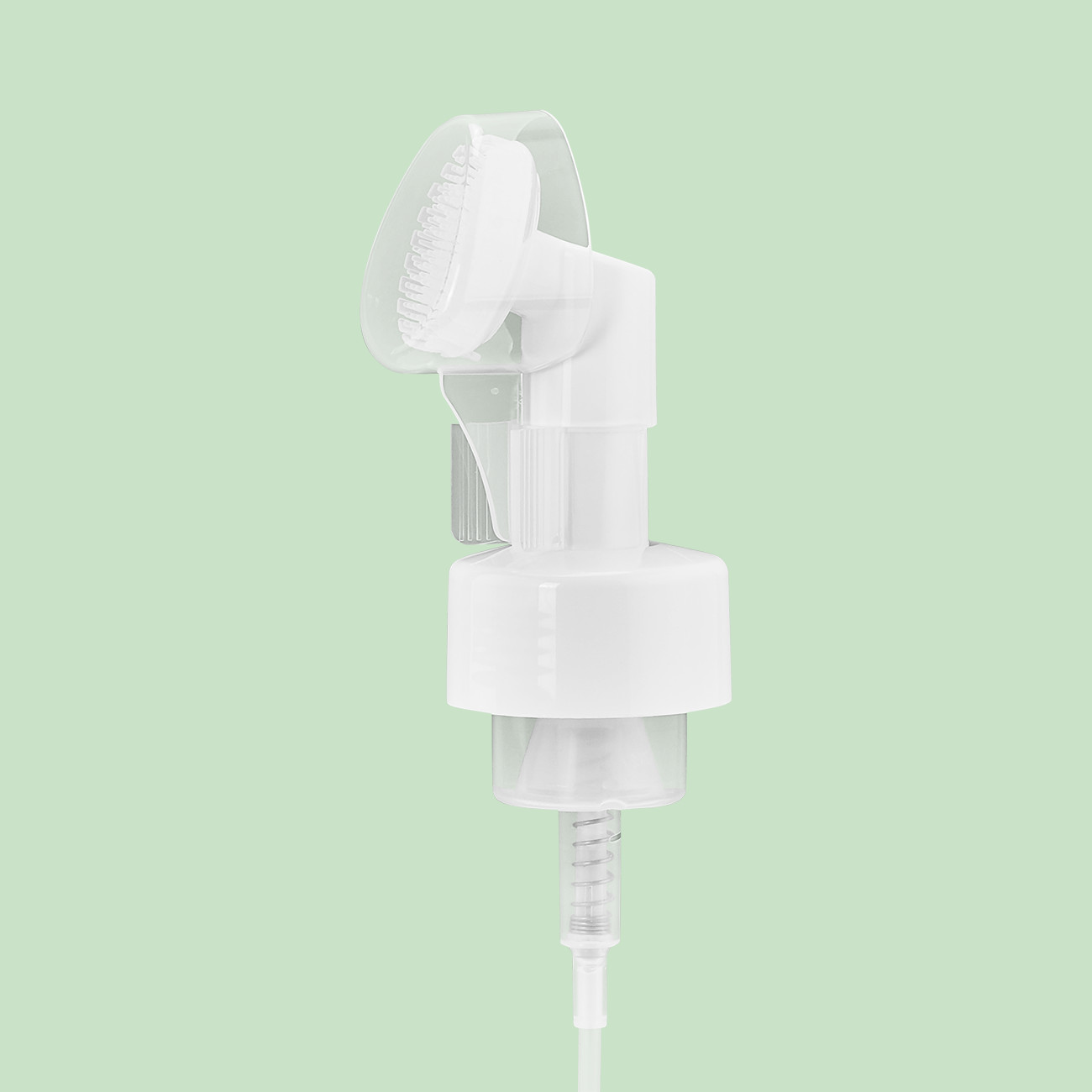 Steady Structure Foam Bottle Pump with Transparent Pump Tube Silicone brush Gasket 1.5MM