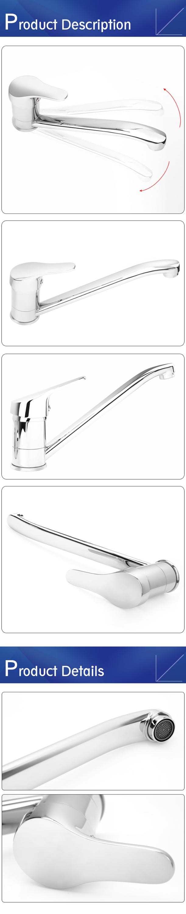 12L/Min Single Lever 40mm Kitchen Water Faucet