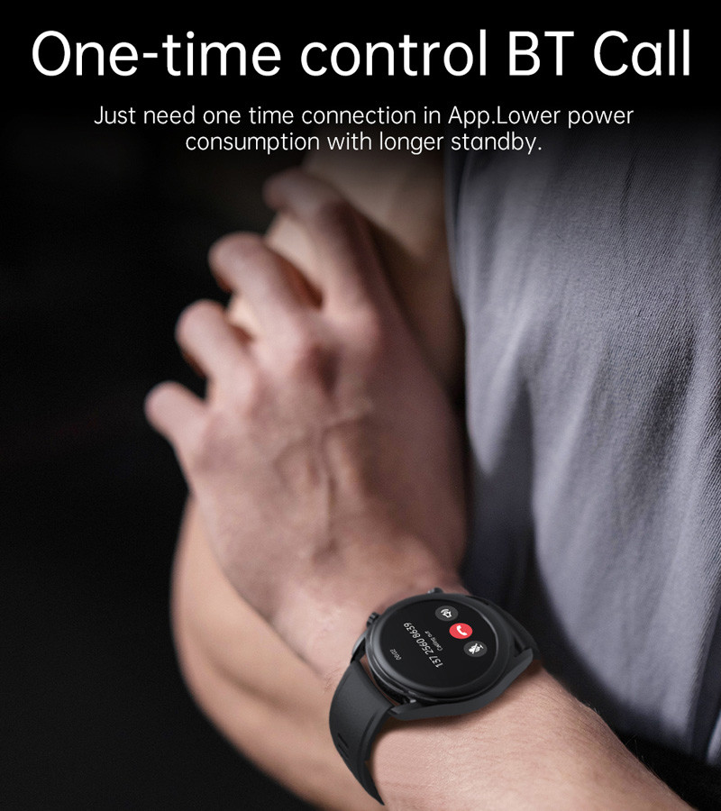 Customized Watch Faces Outdoor Sport Fitness Smartwatch With Big Battery