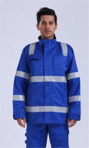 China IEC61482 Flame Retardant Jacket , 350gsm Electrical Safety Suit wholesale