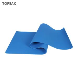 China Double Layer Tpe Yoga Mat Safety 5mm 6mm 8mm 10mm Blue Yoga Rug Sheets wholesale