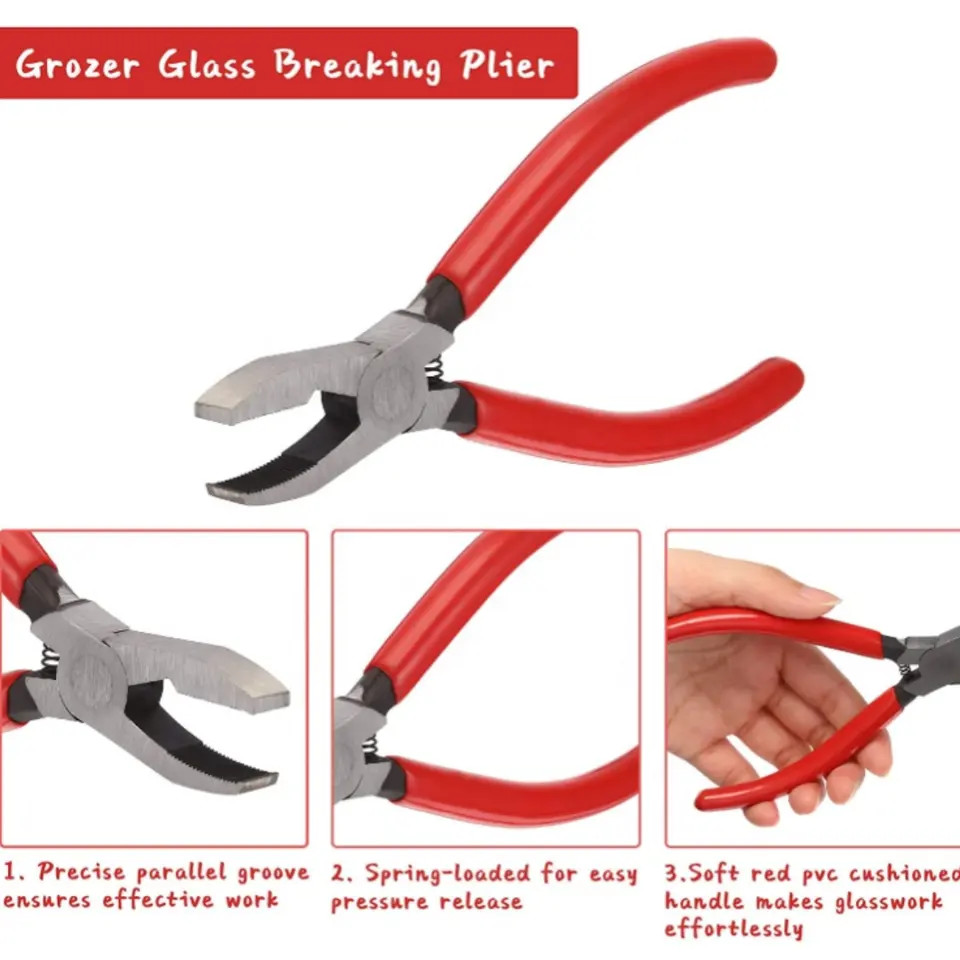 OEM Electrician Tool Set Cutter Mosaic Glass Cutter Kits 8 Pieces