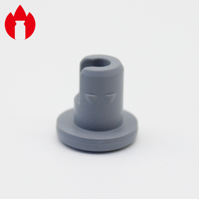 Brominated Butyl Round Rubber Stopper , Rubber Test Tube Stoppers For Glass Vials