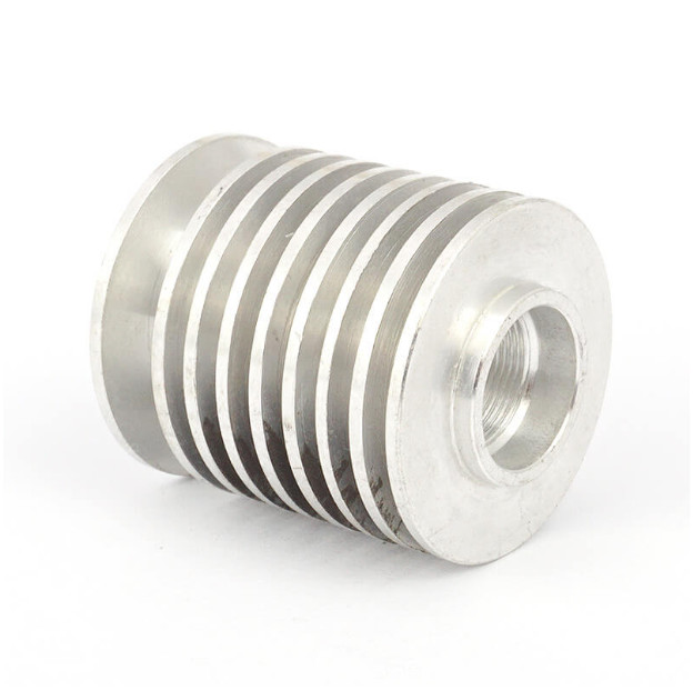 Anodized Aluminium Auto Mobile Cnc Milling And Turning Part Sliver Oxide Sandblasting