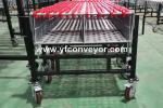 Telescopic Plastic Gravity Skate Wheel Conveyor