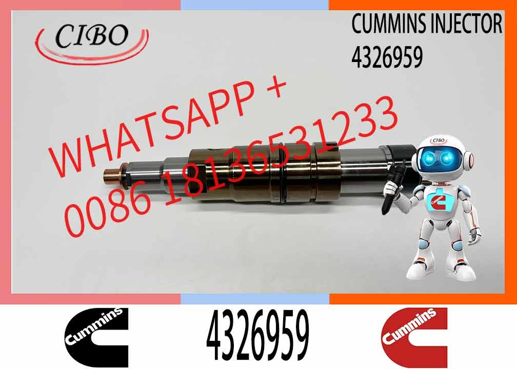 High Quality Diesel Engine 30hp Diesel Fuel Injector 4326959 Injector Fuel 4326959 2872284 2897320 2872544