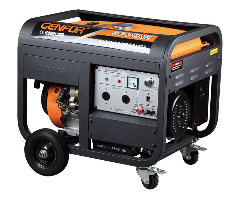 130A 3KW 4 - Stroke Single Phase Generator Gasoline Oil Fuel Type Long Lifetime