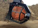Low Noise Excavator Grapple Bucket 6-40ton Excavator Screen Bucket With