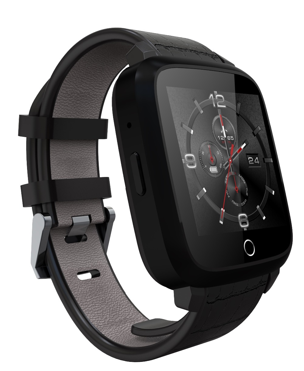 Android 5.1 Dynamic Heart rate Defect WIFI 3G Sport GPS Watch for man U11S Leather strap HD Screen HD Camera Smart Clock