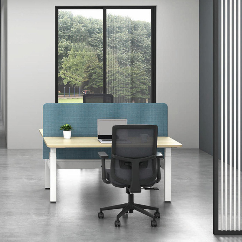 Electric Sit Stand Height Adjustable Desk Metal Legs Computer Standing Desk