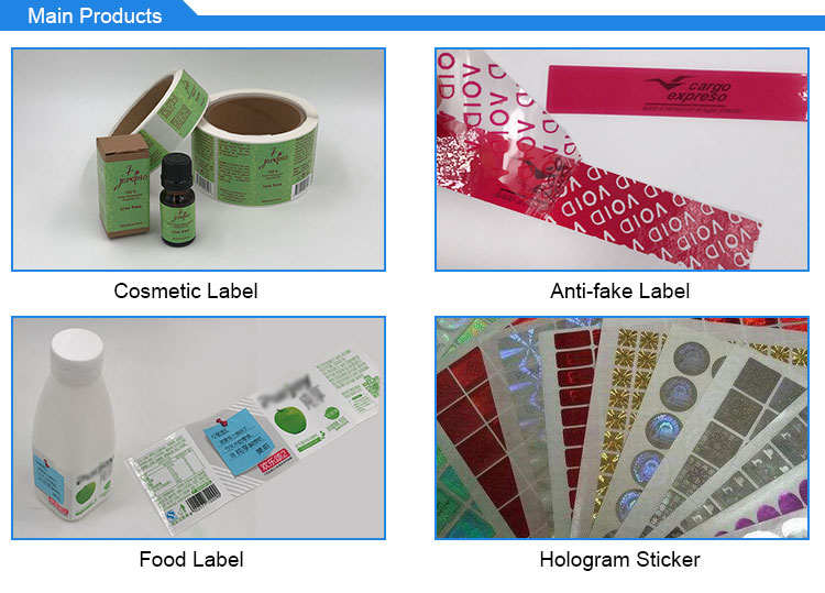 Waterproof Private Food And Beverage Labels Printed Labels On A Roll