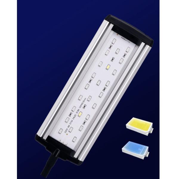 IP55 LED Aquarium Lights Water Grass Plants Grow Fish Tank Clip On Waterproof