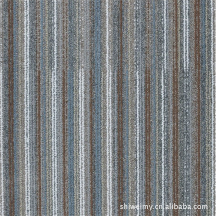 Tufted multi level loop 65%unicolor 35%invista nylon 6 carpet tile