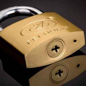 China Antirust Imitation Copper Padlock Toolbox 38mm Custom Logo wholesale