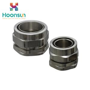 China BW Explosionproof Brass Cable Connector , Flameproof Cable Gland With Nickel Plated Brass wholesale