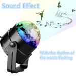 Sound Activated Professional LED Light Disco Ball Party Lights For Christmas