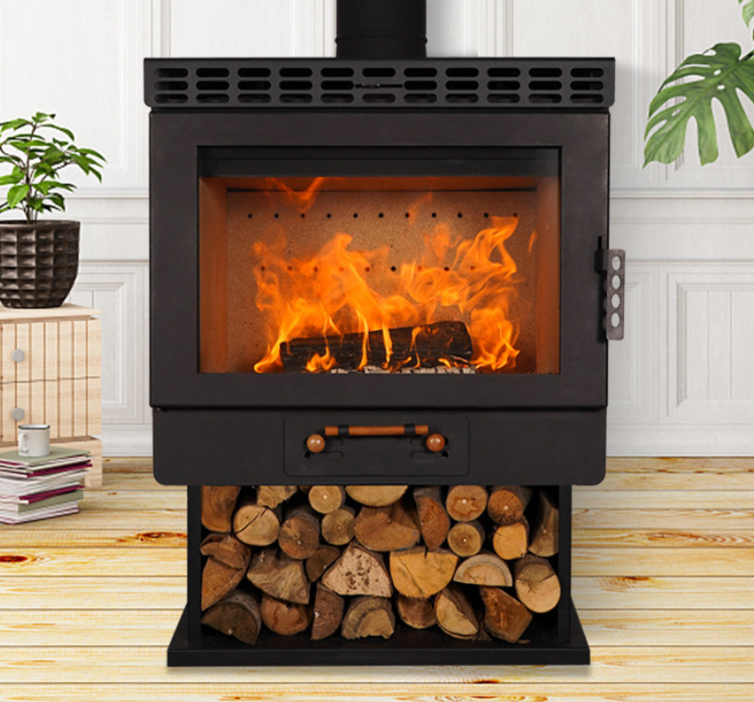 Fireplace, Real Match, Wood Burning Stove, Domestic Villas, Carbon Steel, European Flame Indoor Heating Furnace