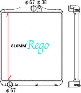 China High Performance Heavy Duty Truck Radiators Fit Mitsubishi Supgert Great wholesale
