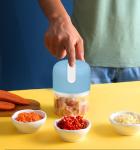 Colorful 37W DC Motor Food Processor With Shredding Disc And Stainless Steel