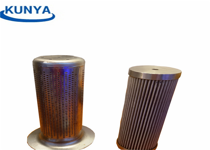 Water Treatment Micro 316ss Sintered Mesh Filter 20 Inch Candle