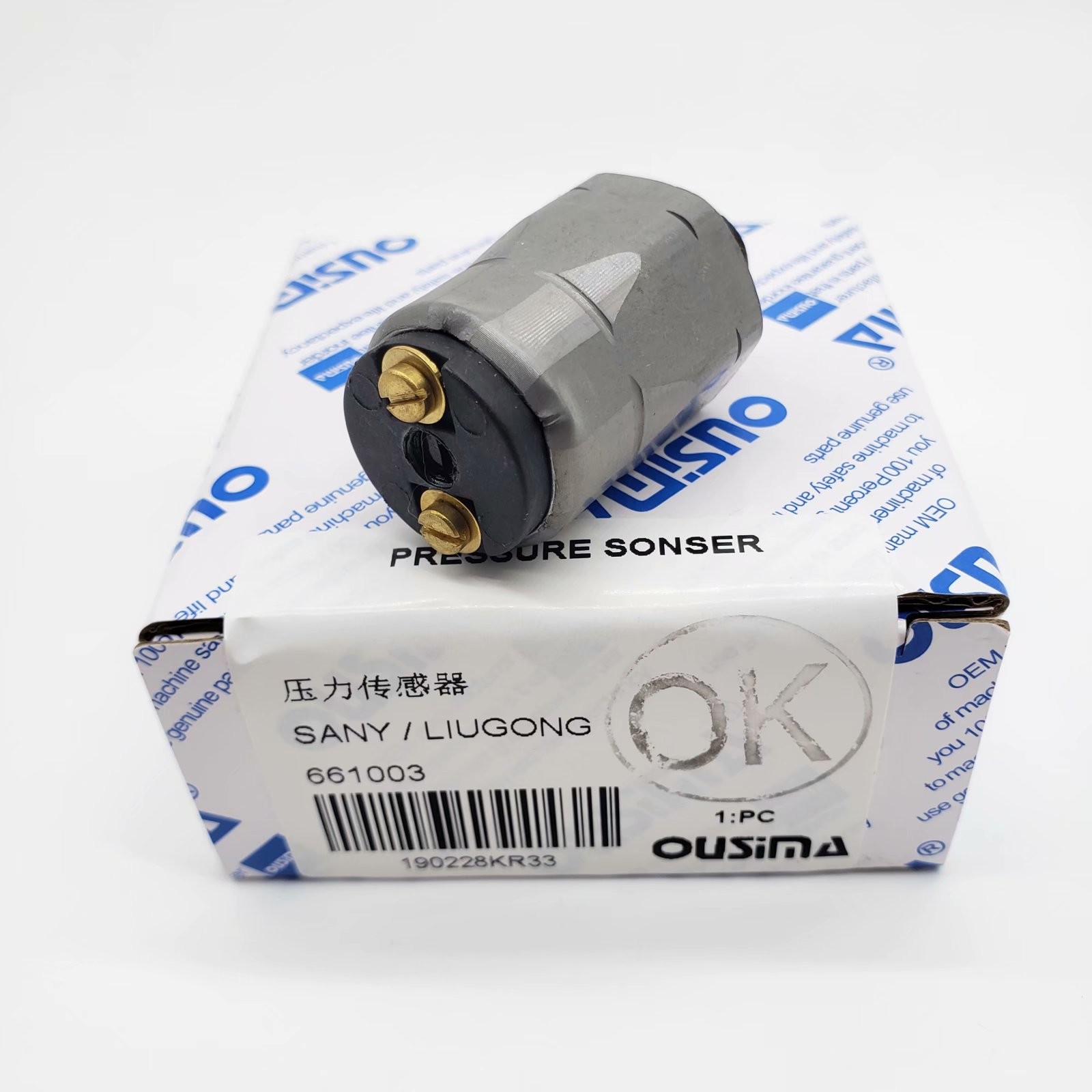 OUSIMA Electric Oil Pressure Sensor 660804 660404 661203 661204 631003 661003 For LIUGONG Excavator