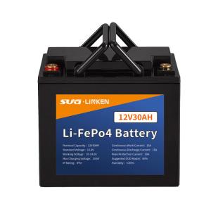 China UPS Database Lithium Storage Batteries 12v 30ah Rechargeable Battery wholesale