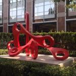 Large metal Garden colorful painting stainless steel sculpture,Stainless steel