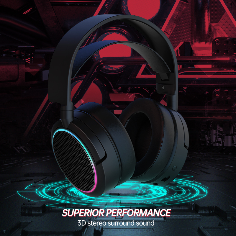 NO Active Noise Cancellation Wireless Gaming Headphones X3 Pro 2.4G 7.1 Headset for PC