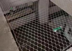 China Durable 30*30mm Stainless Steel Rope Net Flexible Stainless Steel Cable Netting wholesale