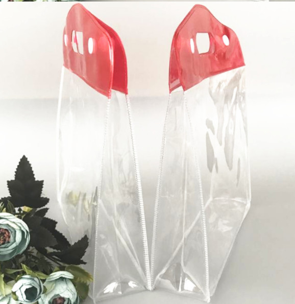 Heat Seal Transparent Gift Bags Customized Color For Shopping / Promotion