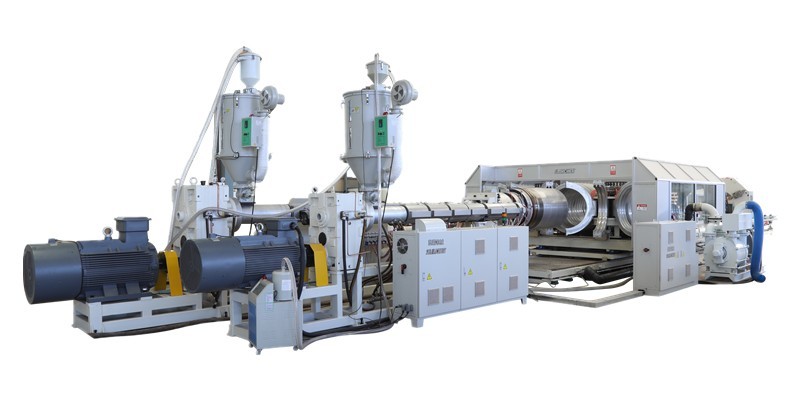 Higher Performance Large Size Corrugator Double Layer DWC Pipe Machine