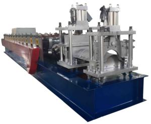 China Roof Ridge Cap Roll Forming Machine 15m/min 18 Stations wholesale