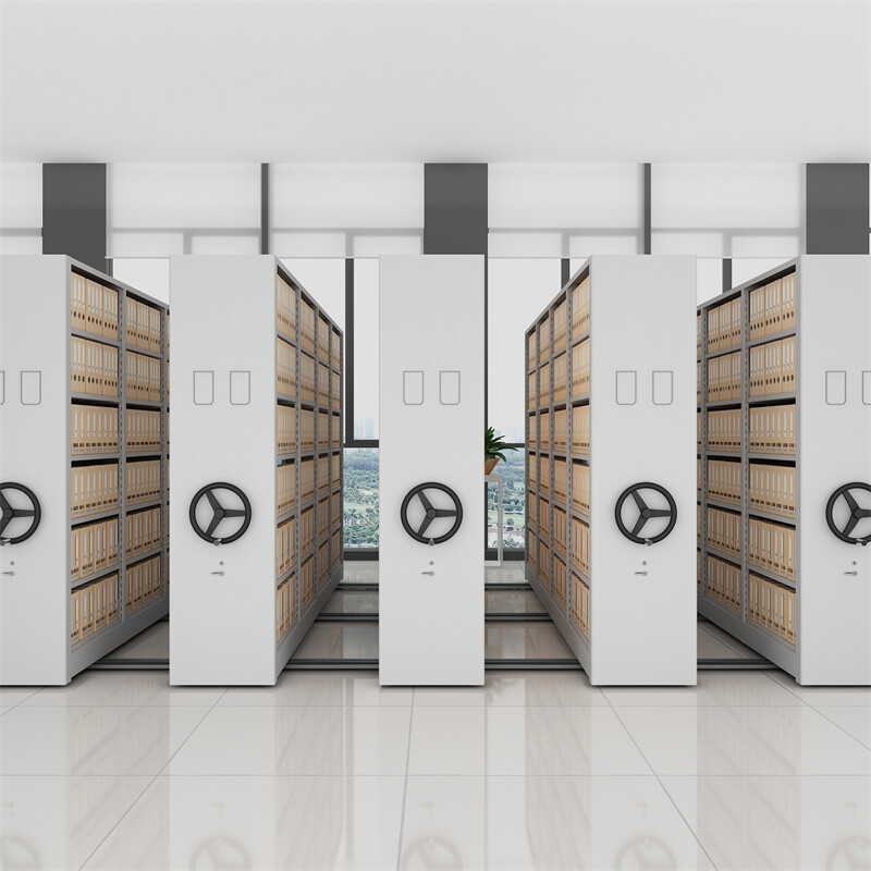 Movable Manual File Cabinet Intensive Shelf For Customer Provided Archives