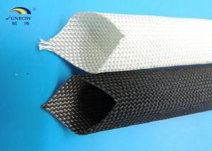 China Cable Protection High Temperature Fiberglass Insulation Sleeving / Tubing 0.5mm ~ 30.0mm wholesale