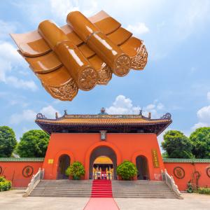 China Temple Chinese Glazed Roof Tiles Hotel Antique Traditional Hotel Villa wholesale