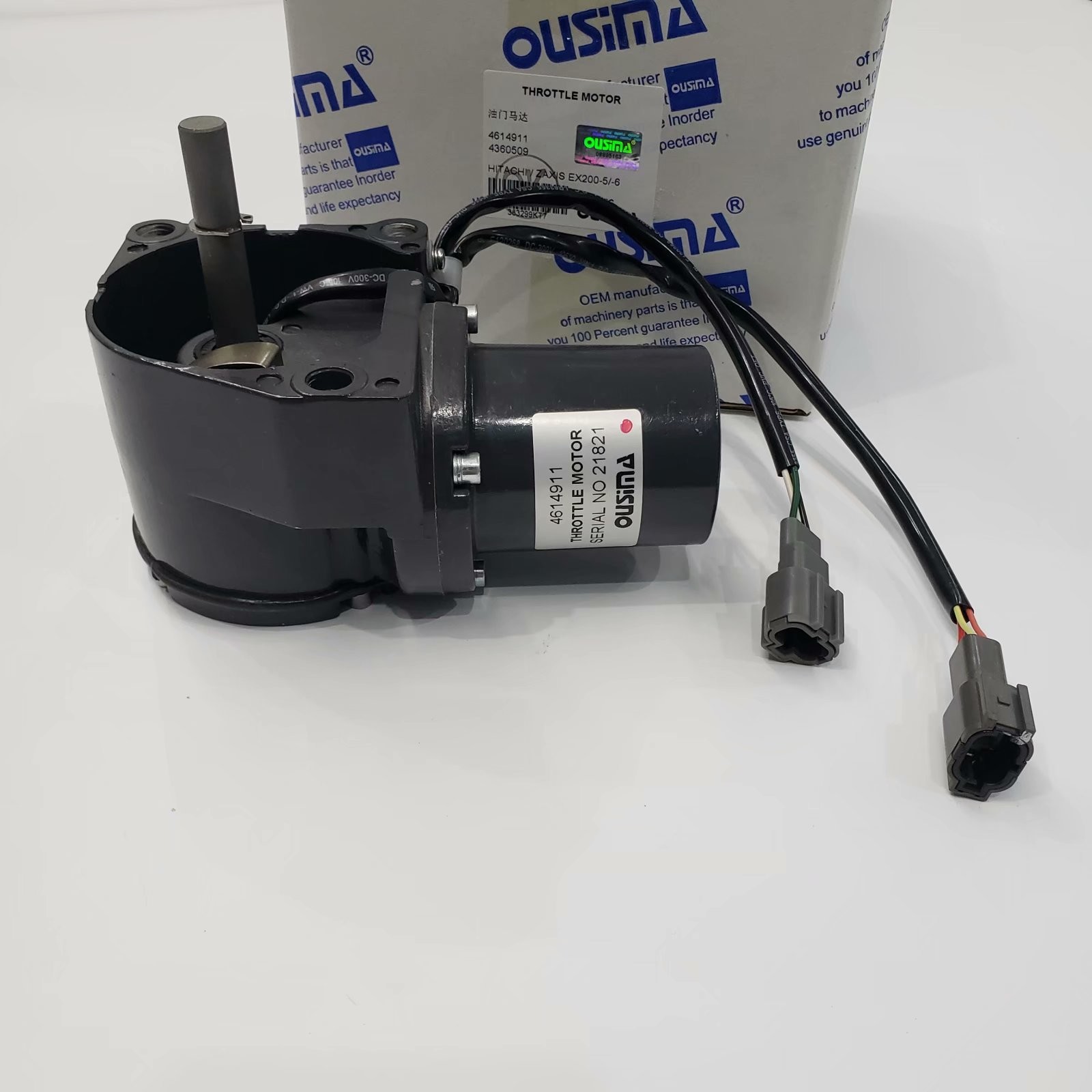 OUSIMA 4614911 4360509 Stepper Governor Throttle Motor For Hitachi Zaxis EX200-5 EX200-6