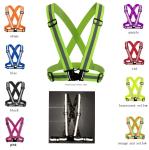 Fluorescent Yellow Safety Vest Jacket Green Pink Reflective Workwear Uniform