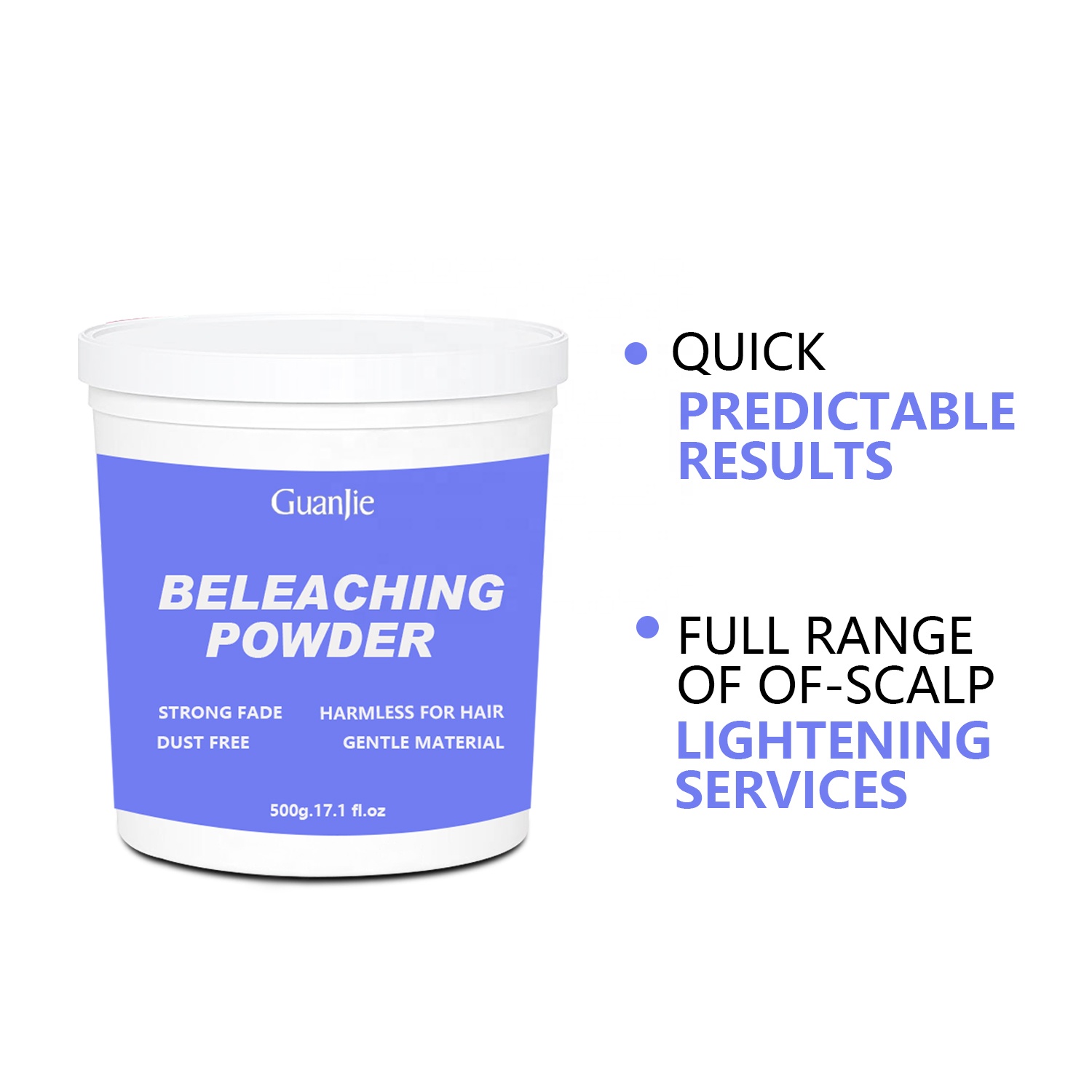 Low Ammonia Organic Bleach Cream For Vibrant Hair Color Change Private Label Formula