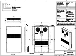 China 48VDC 325W/K Enclosure Heat Exchanger with RS485 MODBUS RTU wholesale