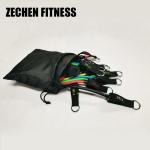 TPE 11pcs Resistance Bands Set Fitness Home Loop 1.2m Body Sport Resistance Tube