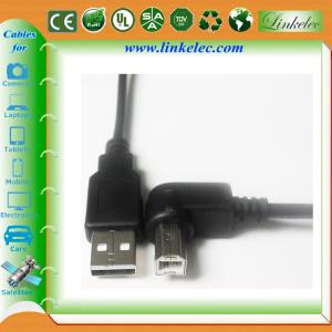 China 6FT ANGLE USB BM TO USB AM printer cable wholesale