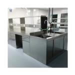 Acid Resistant Biology Laboratory Furniture , W750mm Stainless Lab Work Benches